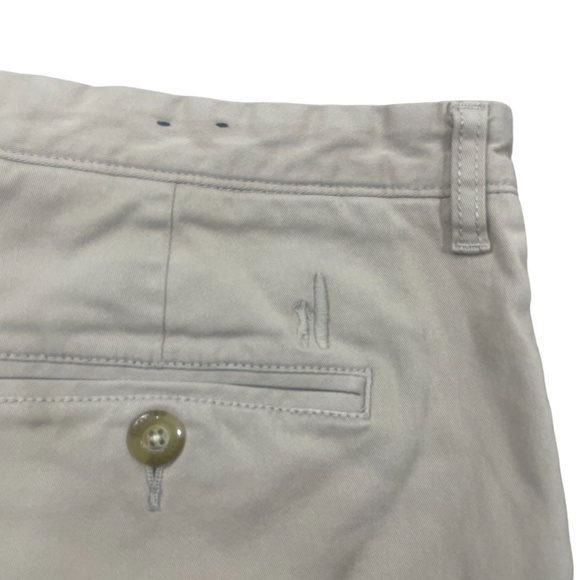 Johnnie-O 40 x 34 Khaki Zipper Straight Leg Pants  Cotton Blend‎ Pockets - Pict - Picture 2 of 6